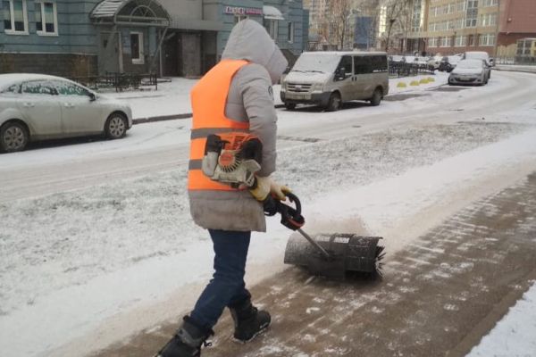 Со снежным коллапсом в Петербурге вместо коммунальщиков борются бюджетники