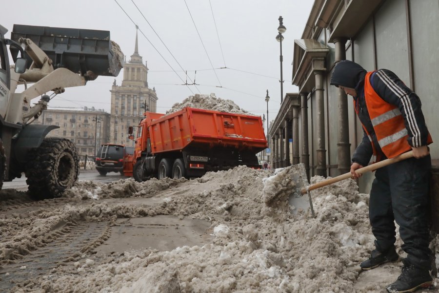За сильный снегопад в Санкт-Петербурге отвечает циклон «Бенедикт»