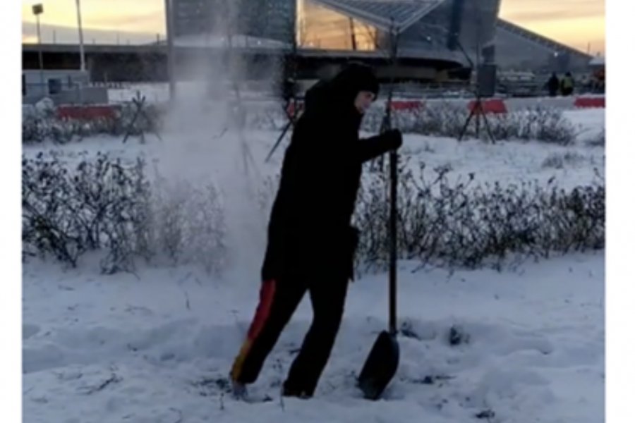 Петербуржцы с лопатами устроили флешмоб под песню Скляра «Я уеду в Комарово»