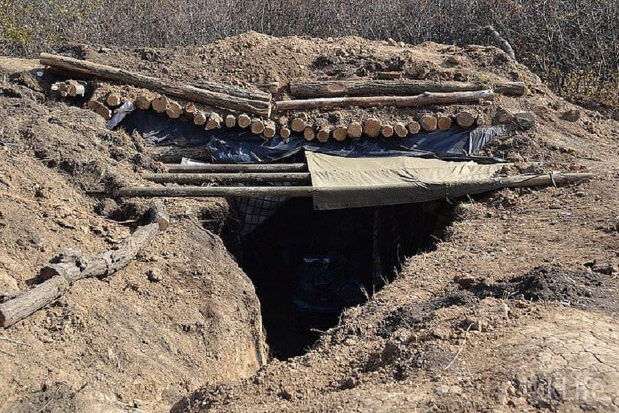 Блиндаж фото военные на украине