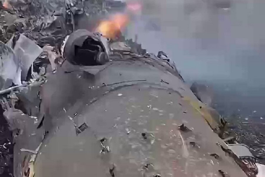 В Николаевской области Украины ракетой ЗРК «Бук» сбит многоцелевой истребитель «Су»